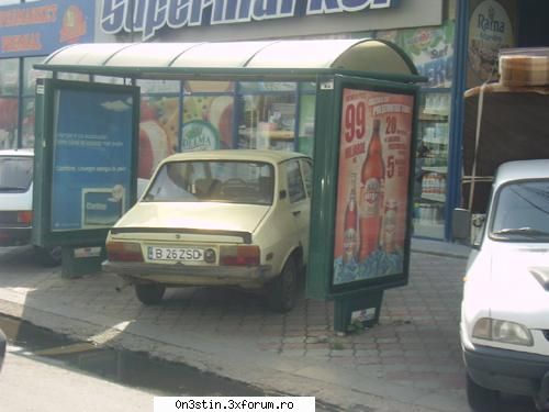 cea mai buna parcare. decat sa iti faci un garaj mai bine parchezi aici poza anului