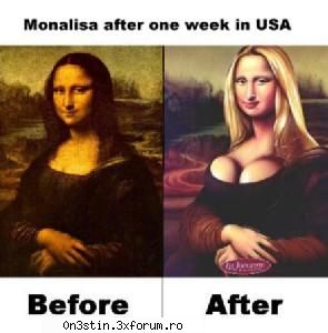 ziceti noua monalisa dracuta nu????? trecut salon si`a bagat si`a vopsit paru` eeeeeeeeee asa mai